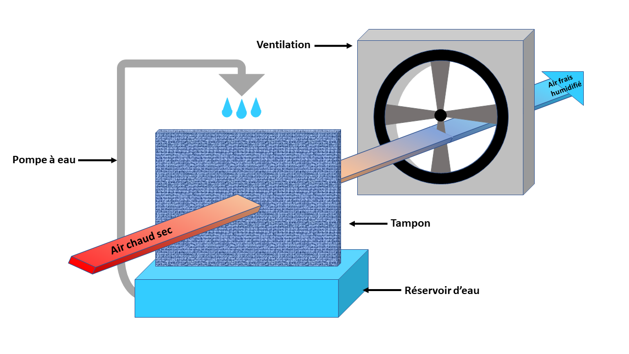 Le secret thermodynamique du rafraîchisseur d'air